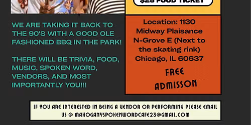 Mahogany\u2019s Spoken Word Cafe Presents: The Vibe Check 90\u2019s Edition