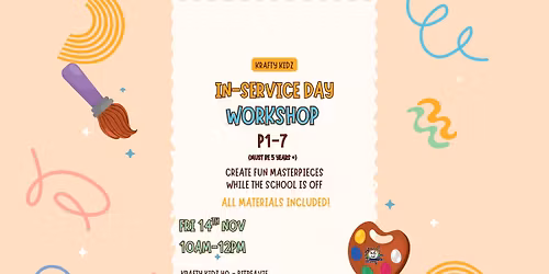 Krafty Kidz P1-7 in-service day camp