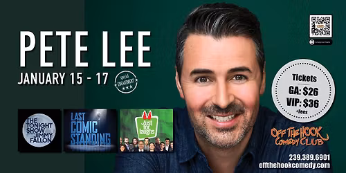 Comedian Pete Lee Live in Naples, Florida!