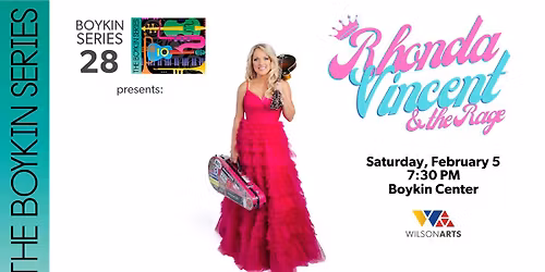 Boykin Series 28 presents: Rhonda Vincent & the Rage