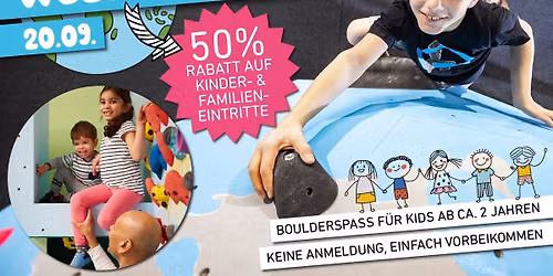 Am 20.9. feiert wir mit Dir und Deinem Kind den Weltkindertag!