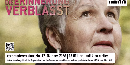 WENN DIE ERINNERUNG VERBLASST - vorpremieren.kino