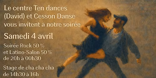 STAGES ET SOIREE 50% ROCK-50% SALON\/LATINO