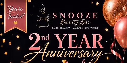     SNOOZE Beauty Bar: 2nd Anniversary Party & New Location Launch