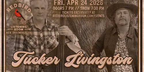 Tucker Livingston @ The Redbird - 7:30 pm