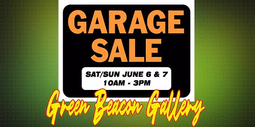 Rummage Sale Weekend @ Green Beacon Gallery