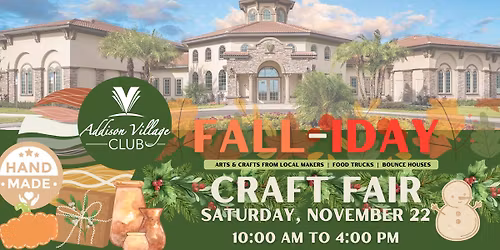 AVC FALL-IDAY CRAFT FAIR