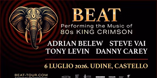BEAT LIVE \u25cf Castello di Udine \u25cf 06.07.2026 