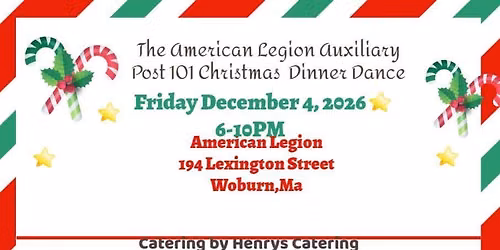 Post 101 Auxiliary Christmas Carty