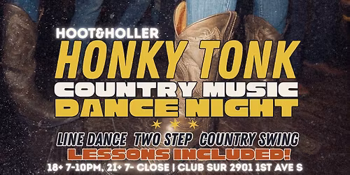 HONKY TONK THURSDAY | Country Dance Night