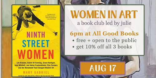 Women in Art Book Club: "Ninth Street Women"