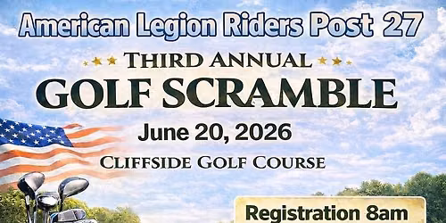3rd Annual Golf Scramble