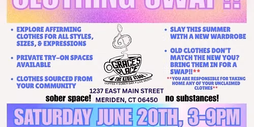 Gender Affirming Clothing Swap (CATS & Trans Haven)