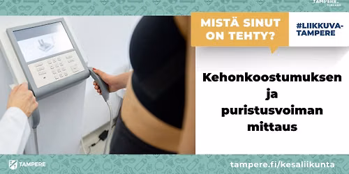 Kehonkoostumuksen ja puristusvoiman mittaus - Tesoman hyvinvointikeskus