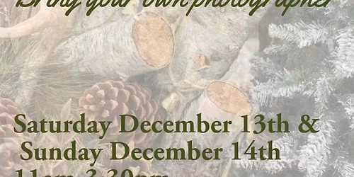 Bring your own photographer Christmas mini sessions