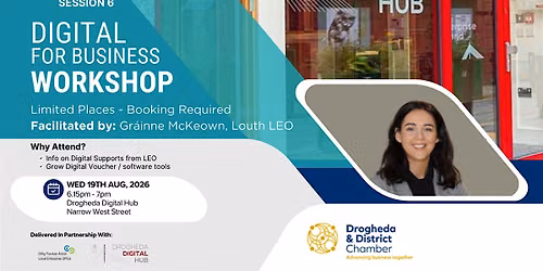 Digital For Business Workshop - with Gr\u00e1inne McKeown (Louth LEO)