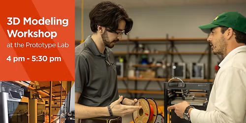 3D Modeling Workshop at the Prototype Lab