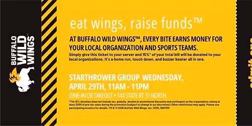 Buffalo Wild Wings for StarThrower Group