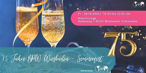 75 Jahre BPW Wiesbaden - Sommerfest