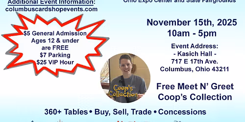 Columbus Trading Card and Collectibles Show XL