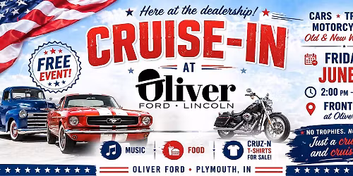 Cruise-In at Oliver Ford Lincoln Car Show
