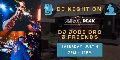 DJ NIGHT ON THE FLIGHT DECK