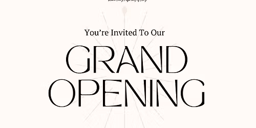 The bookshelf Grand Opening 