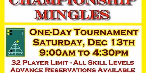 WCD One-Day Weekend Shuffleboard Tournament #W03