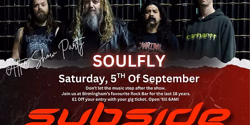 SOULFLY After Show Party 