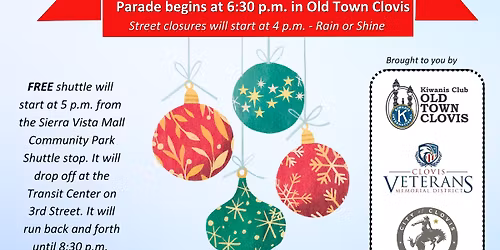 Children's Electric Christmas Parade 2025