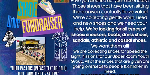 Shoe Drive Missions Fundraiser