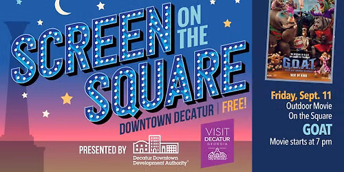 Screen on the Square: GOAT