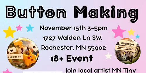 Button Making Craft Class