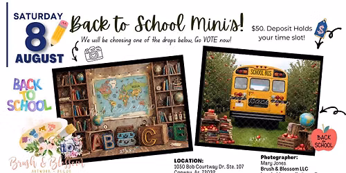 Back to School Minis- Vintage School house