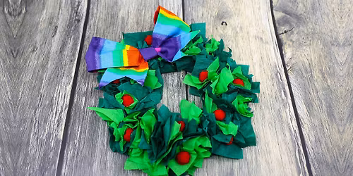 Paper Christmas Wreaths | School Holiday Workshops