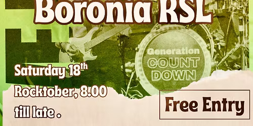 Boronia RSL rocks with Generation Countdown