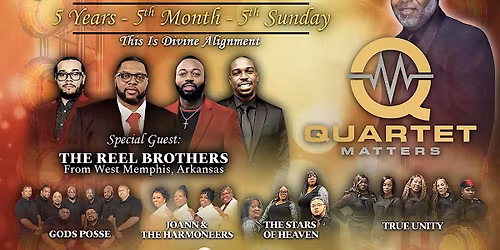 Quartet Matters Apparel 5th Year Anniversary