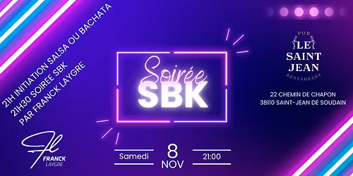 Soir\u00e9e SBK avec initiation au Saint-Jean