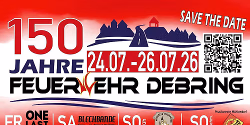 150 Jahre Feuerwehr Debring mit Festzug