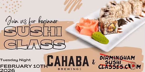 Beginner Sushi Class - Birmingham