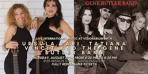 International Live Music Night at Visionarium with Ursula Lari