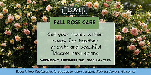 Fall Rose Care
