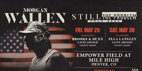 Morgan Wallen with Brooks & Dunn, Gavin Adcock and Vincent Mason