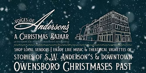 Voice\u2019s of Anderson\u2019s: A Christmas Bazaar