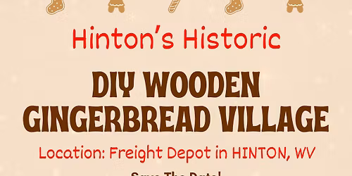 Hinton's Gingerbread Village DIY Craft Night