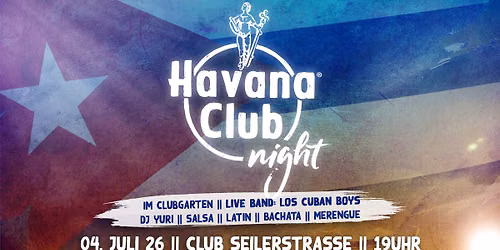 Havana Club Night mit  Los Cuban Boys & DJ Yuri