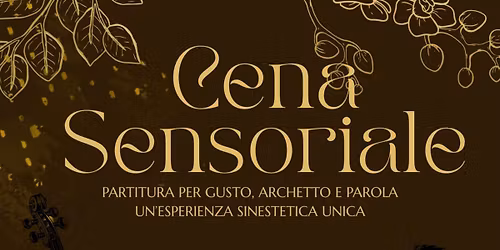 CENA SENSORIALE @Jazzino