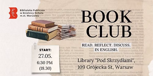 Book Club - Read. Reflect. Discuss. In English.
