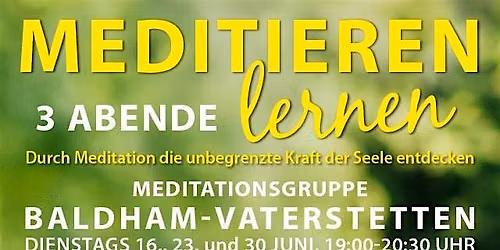 Meditieren lernen
