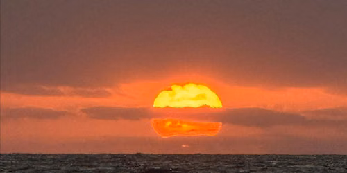 Christian Retreat: Sunrise Worship, Prayer, and Baptisms in Beach
